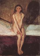 Edvard Munch Pubescent oil painting reproduction